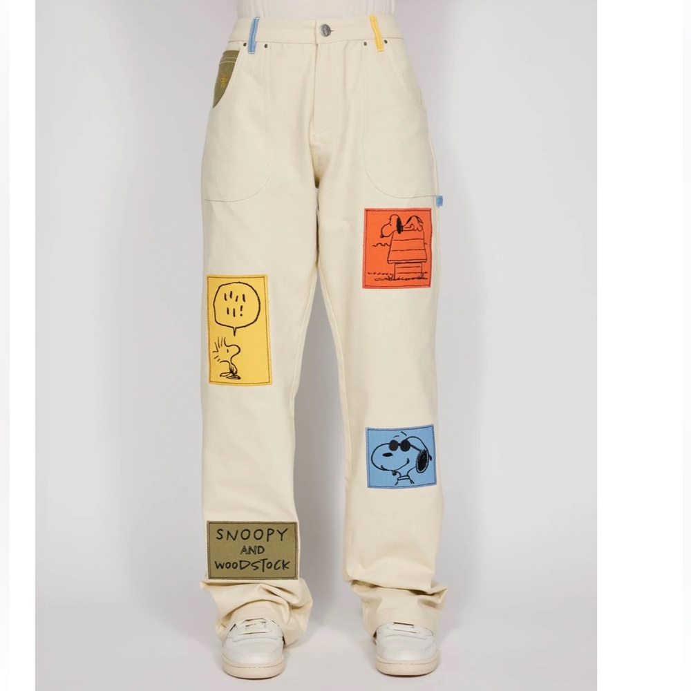 NWT samii ryan X peanuts carpenter pants